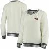 Wholesale 👏 Unbranded 👩 Women's Concepts Sport Cream/Charcoal San Francisco 49ers Granite Knit Pullover Sweatshirt 🧨