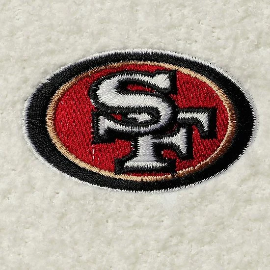 Wholesale ๐ Unbranded ๐ฉ Women's Concepts Sport Cream/Charcoal San Francisco 49ers Granite Knit Pullover Sweatshirt ๐งจ - Image 5