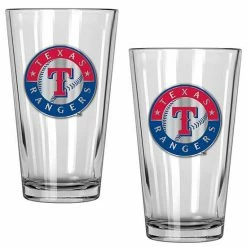 Best Pirce 😀 Unbranded Texas Rangers Pint Glass Set 🥰