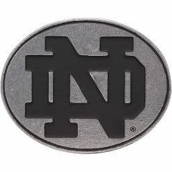 Wholesale 🥰 Unbranded Notre Dame Fighting Irish Standard Pewter Hitch Cover 💯