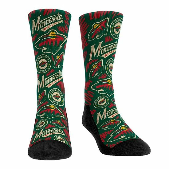 Best reviews of ❤️ Unbranded 👩 Women's Rock Em 🧦 Socks Minnesota Wild Logo Sketch Crew 🧦 Socks 😉