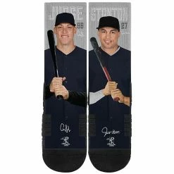 Budget ⌛ Unbranded Men's Strideline Aaron Judge & Giancarlo Stanton New York Yankees Player Buddy Crew 🧦 Socks 😉