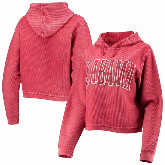 New โจ Unbranded ๐ฉ Women's Pressbox Crimson Alabama Crimson Tide Southlawn Pullover Hoodie ๐
