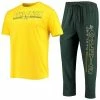 Budget ✔️ Unbranded Men's Concepts Sport Green/Gold Oakland Athletics Meter T-Shirt And Pants Sleep Set ❤️