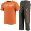 Best deal 🔥 Unbranded Men's Concepts Sport Heathered Charcoal/Texas Orange Texas Longhorns Meter T-Shirt & Pants Sleep Set 🛒