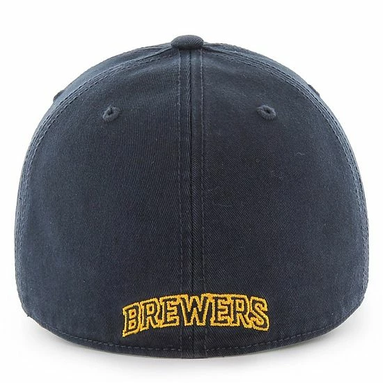 Cheapest 😍 Unbranded Men's '47 Navy Milwaukee Brewers Team Franchise Fitted Hat 🥰 - Image 3