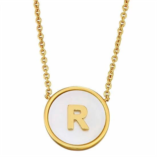 Budget ❤️ Unbranded 👩 Mother Of Pearl Initial Pendant Necklace 😉 - Image 9
