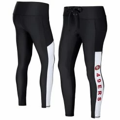 Best deal 💯 Unbranded 👩 Women's WEAR By Erin Andrews Black San Francisco 49ers Leggings 🎉