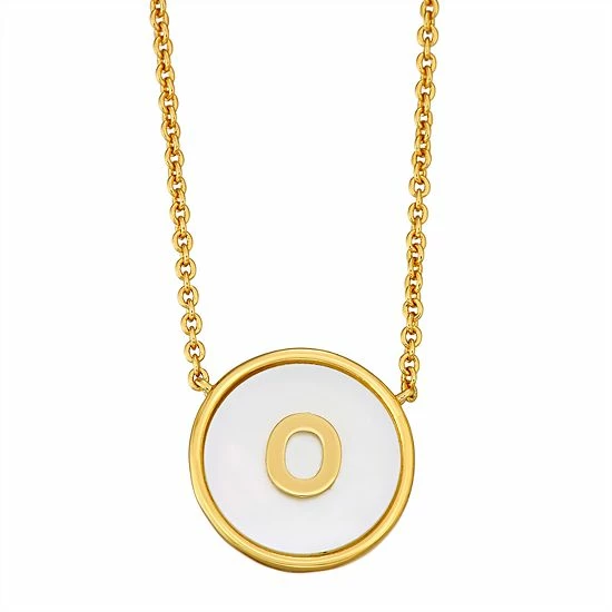 Budget ❤️ Unbranded 👩 Mother Of Pearl Initial Pendant Necklace 😉 - Image 10