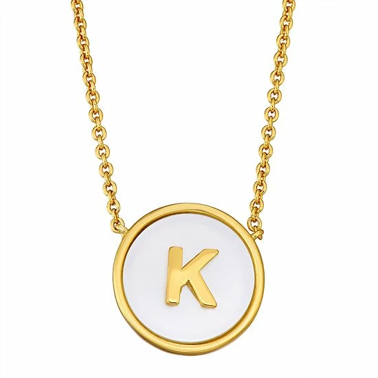 Budget ❤️ Unbranded 👩 Mother Of Pearl Initial Pendant Necklace 😉 - Image 11