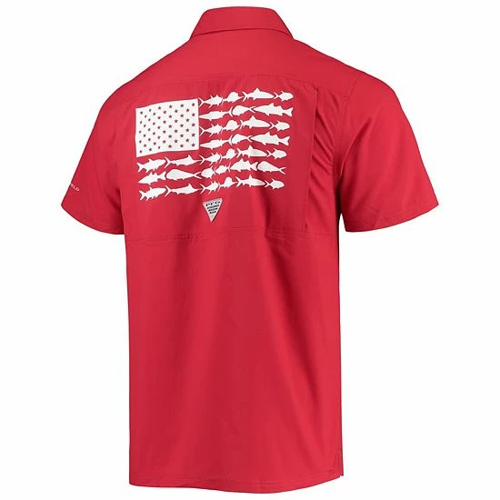 Budget ๐ Unbranded Men's Columbia PFG Scarlet Ohio State Buckeyes Slack Tide Camp Button-Up ๐ Shirt ๐งจ - Image 4