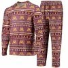 Cheap 💯 Unbranded Men's Concepts Sport Maroon Minnesota Golden Gophers Ugly Sweater Long Sleeve T-Shirt And Pants Sleep Set 😉