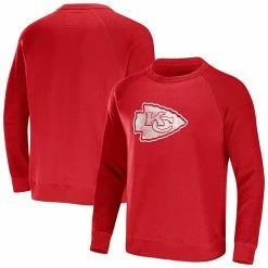 Cheap ⌛ Unbranded Men's NFL X Darius Rucker Collection By Fanatics Red Kansas City Chiefs Raglan Fleece Pullover Sweatshirt 🥰