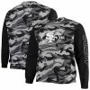 Deals 🎁 Unbranded Men's FOCO Black San Francisco 49ers Camo Long Sleeve T-Shirt 🔔