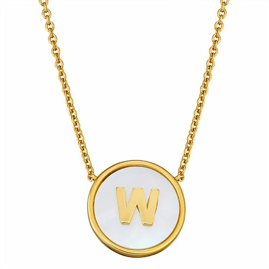 Budget ❤️ Unbranded 👩 Mother Of Pearl Initial Pendant Necklace 😉 - Image 20