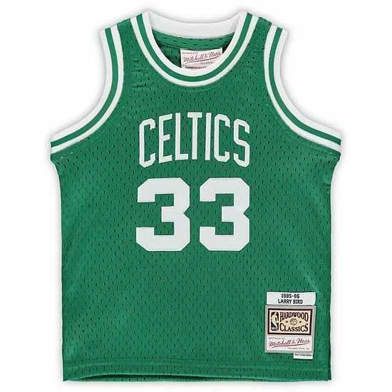 Coupon ⭐ Unbranded Infant Mitchell & Ness Larry Bird Kelly Green Boston Celtics 1985/86 Hardwood Classics Retired Player Jersey ✔️ - Image 3
