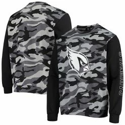 Budget 🎁 Unbranded Men's FOCO Black Arizona Cardinals Camo Long Sleeve T-Shirt 😍