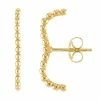 Outlet 🛒 Unbranded 14k Gold Beaded Climber Earrings 🥰