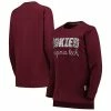 New 😀 Unbranded 👩 Women's Pressbox Maroon Virginia Tech Hokies Steamboat Animal Print Raglan Pullover Sweatshirt 🎁