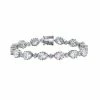 Top 10 🎉 Unbranded Sterling Silver Cubic Zirconia Link Bracelet 🔥