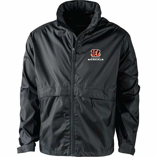 Best Pirce ๐ Unbranded Men's Dunbrooke Black Cincinnati Bengals Circle Sportsman Waterproof Packable Full-Zip Jacket โญ