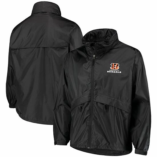 Best Pirce ๐ Unbranded Men's Dunbrooke Black Cincinnati Bengals Circle Sportsman Waterproof Packable Full-Zip Jacket โญ - Image 2