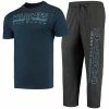 Brand new 🧨 Unbranded Men's Concepts Sport Heathered Charcoal/Navy Villanova Wildcats Meter T-Shirt & Pants Sleep Set 👍