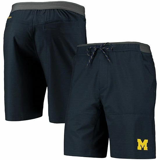 Promo โ๏ธ Unbranded Men's Columbia Navy Michigan Wolverines Twisted Creek Omni-Shield Shorts ๐ฅ - Image 2