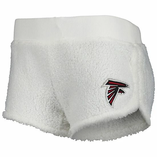 Wholesale ๐ฅ Unbranded ๐ฉ Women's Concepts Sport Cream Atlanta Falcons Fluffy Hoodie Top & Shorts Set ๐ - Image 5