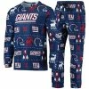 Deals 😉 Unbranded Men's FOCO Royal New York Giants Wordmark Ugly Pajama Set 😉