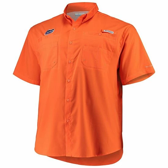 Brand new ๐ฅฐ Unbranded Men's Columbia Orange Florida Gators Big & Tall Collegiate Tamiami Button-Down ๐ Shirt โจ - Image 3