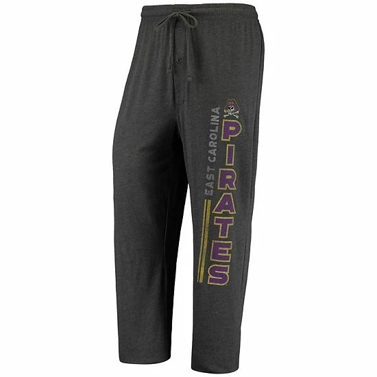 Brand new ✔️ Unbranded Men's Concepts Sport Heathered Charcoal/Purple ECU Pirates Meter T-Shirt & Pants Sleep Set ✨ - Image 4
