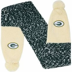 Flash Sale ❤️ Unbranded FOCO Green Bay Packers Confetti Scarf With Pom 🎁