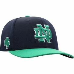 Coupon 🔔 Unbranded Men's Top Of The World Navy/Green Notre Dame Fighting Irish Two-Tone Reflex Hybrid Tech Flex Hat ✔️