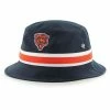 Best deal 🌟 Unbranded Men's '47 Navy Chicago Bears Striped Bucket Hat ⭐