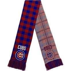 Cheap 👍 Unbranded FOCO Chicago Cubs Plaid Color Block Scarf ✔️