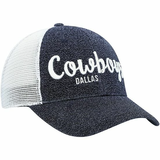 Best Sale ๐ Unbranded ๐ฉ Women's '47 Navy/White Dallas Cowboys Encore MVP Trucker Snapback Hat โจ - Image 4