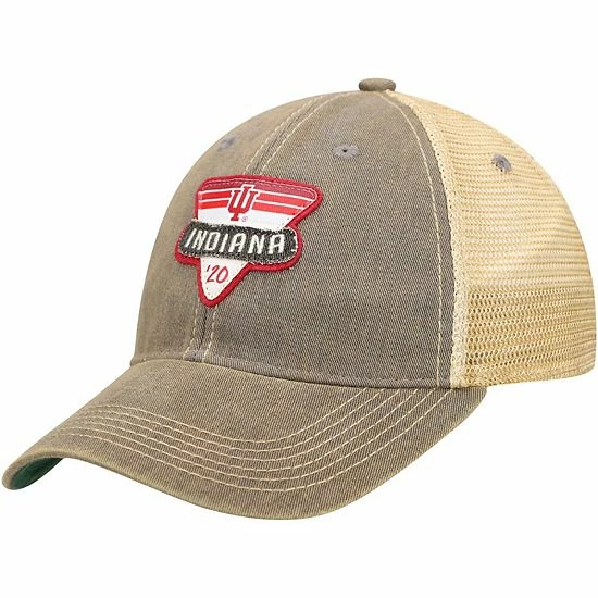 Deals 🌟 Unbranded Men's Gray Indiana Hoosiers Legacy Point Old Favorite Trucker Snapback Hat 😍