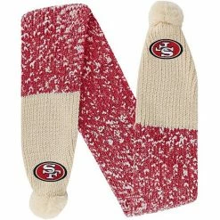 Cheap 👍 Unbranded FOCO San Francisco 49ers Confetti Scarf With Pom 😉