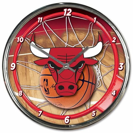 Best deal ✔️ Unbranded WinCraft Chicago Bulls Chrome Wall Clock 😍