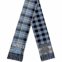 Deals ⌛ Unbranded FOCO North Carolina Tar 👠 Heels Plaid Color Block Scarf 🥰