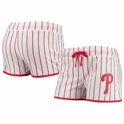 Top 10 🛒 Unbranded 👩 Women's Concepts Sport White Philadelphia Phillies Vigor Pinstripe Sleep Shorts 🔔
