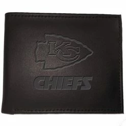 Cheap 🎉 Unbranded Men's Black Kansas City Chiefs Hybrid Bi-Fold Wallet 🤩