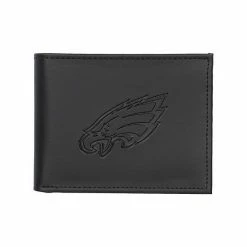 Best Sale 🎁 Unbranded Men's Black Philadelphia Eagles Hybrid Bi-Fold Wallet 💯
