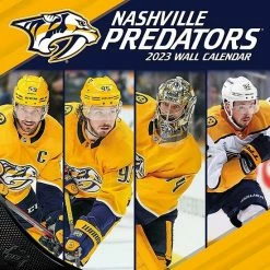 Buy 😉 Unbranded Nashville Predators 2023 12" X 12" Team Wall Calendar 💯
