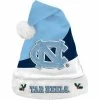 Coupon 😉 Unbranded FOCO North Carolina Tar 👠 Heels Colorblock Santa Hat 🧨