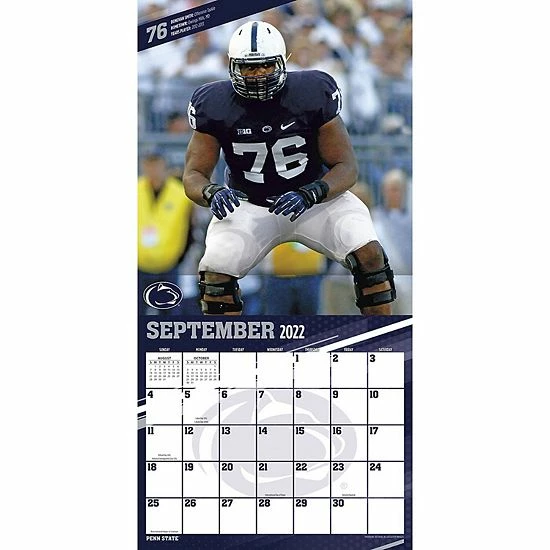 Best Sale โค๏ธ Unbranded Penn State Nittany Lions 2023 16-Month Team Wall Calendar ๐ - Image 4