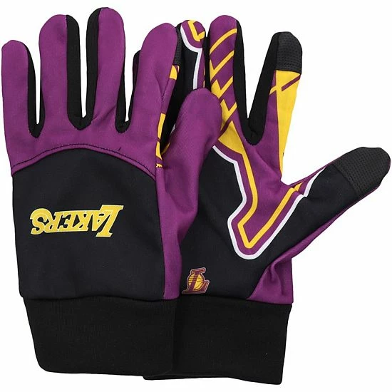 Best deal ✨ Unbranded Men's FOCO Los Angeles Lakers Palm Logo Texting Gloves ❤️ - Image 3