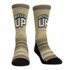 Brand new 😉 Unbranded Rock Em 🧦 Socks Purdue Boilermakers Team Slogan Crew 🧦 Socks 👍