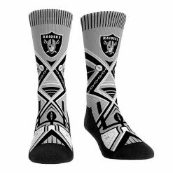 Promo ✔️ Unbranded Rock Em 🧦 Socks Las Vegas Raiders Move The Chains Crew 🧦 Socks 😀